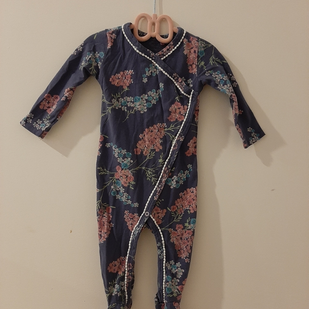 Open Foot Floral Pajama's